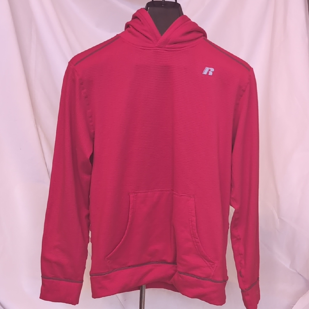 Russell Athletic Red Pullover Hooded Sweatshirt